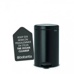 Brabantia NewIcon Pedaalemmer 12 Liter Met Kunststof Binnenemmer - Matt Black 13 Brabantia NewIcon Pedaalemmer 12 Liter Met Kunststof Binnenemmer - Matt Black -Brabantia 1429348 5a975997
