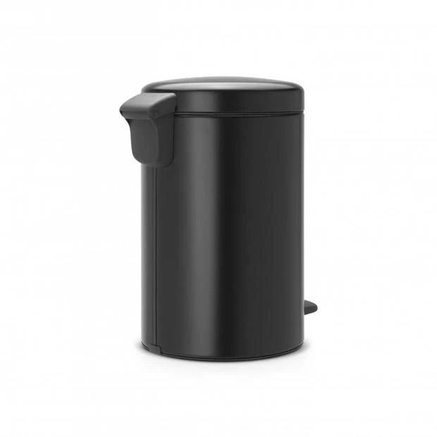 Brabantia NewIcon Pedaalemmer 12 Liter Met Kunststof Binnenemmer - Matt Black 4 Brabantia NewIcon Pedaalemmer 12 Liter Met Kunststof Binnenemmer - Matt Black - Afbeelding 2
