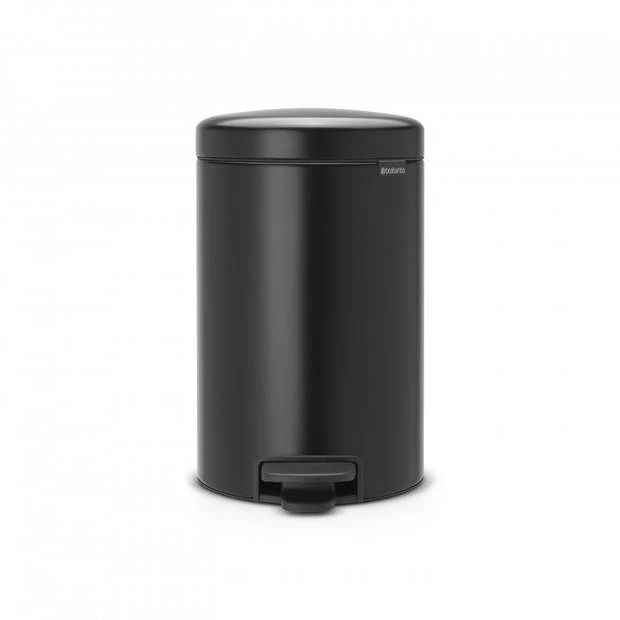Brabantia NewIcon Pedaalemmer 12 Liter Met Kunststof Binnenemmer - Matt Black 3 Brabantia NewIcon Pedaalemmer 12 Liter Met Kunststof Binnenemmer - Matt Black