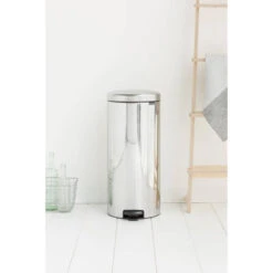 Brabantia NewIcon Pedaalemmer 30 Liter Met Kunststof Binnenemmer - Brilliant Steel 10 Brabantia NewIcon Pedaalemmer 30 Liter Met Kunststof Binnenemmer - Brilliant Steel -Brabantia 1429352 827037c2