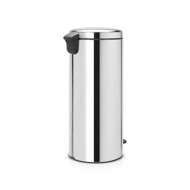Brabantia NewIcon Pedaalemmer 30 Liter Met Kunststof Binnenemmer - Brilliant Steel 4 Brabantia NewIcon Pedaalemmer 30 Liter Met Kunststof Binnenemmer - Brilliant Steel - Afbeelding 2