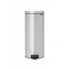 Brabantia NewIcon Pedaalemmer 30 Liter Met Kunststof Binnenemmer - Metallic Grey 2 Brabantia NewIcon Pedaalemmer 30 Liter Met Kunststof Binnenemmer - Metallic Grey -Brabantia 1429354