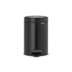 Brabantia NewIcon Pedaalemmer 3 Liter Met Kunststof Binnenemmer - Matt Black