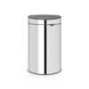 Brabantia Touch Bin Afvalemmer 40 Liter Met Kunststof Binnenemmer - Brilliant Steel