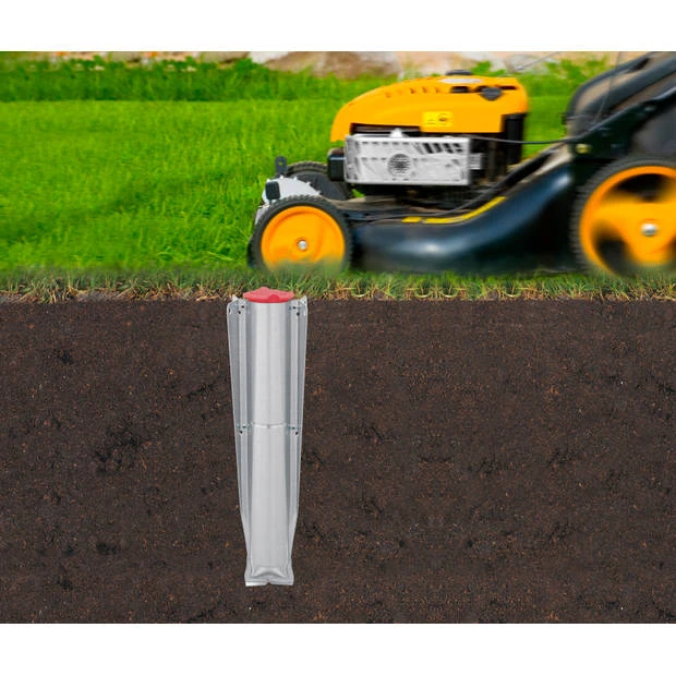 Brabantia Lift-o-Matic Droogmolen - 40 M - Met Metalen Grondanker 11 Brabantia Lift-o-Matic Droogmolen - 40 M - Met Metalen Grondanker - Afbeelding 9