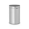 Brabantia Touch Bin Afvalemmer 40 Liter Met Kunststof Binnenemmer - Metallic Grey -Brabantia 1466110