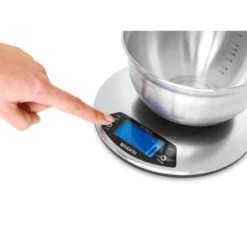 Brabantia Profile Keukenweegschaal - Digitaal Met Kookwekker - Op Batterijen - Matt Steel -Brabantia 1470321 e0fee0b0