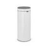 Brabantia Touch Bin Afvalemmer 30 Liter Met Kunststof Binnenemmer - White