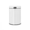 Brabantia NewIcon Wandafvalemmer 3 Liter Met Kunststof Binnenemmer - White -Brabantia 1511200