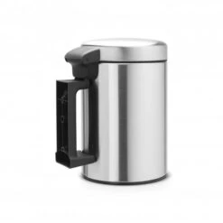 Brabantia NewIcon Wandafvalemmer 3 Liter Met Kunststof Binnenemmer - Matt Steel 7 Brabantia NewIcon Wandafvalemmer 3 Liter Met Kunststof Binnenemmer - Matt Steel -Brabantia 1511202 1ea5aa96