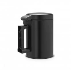 Brabantia NewIcon Wandafvalemmer 3 Liter Met Kunststof Binnenemmer - Matt Black -Brabantia 1511205 6acbc8ec