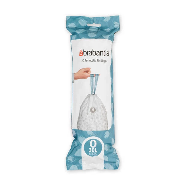 Brabantia Perfect Fit Afvalzakken 30 L - Code O - 20 Stuks 3 Brabantia Perfect Fit Afvalzakken 30 L - Code O - 20 Stuks