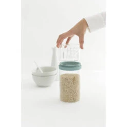 Brabantia Glazen Voorraadbus Met Maatbeker 1 L - Mint -Brabantia 1580693 4156f9ea