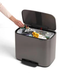 Brabantia Bo Pedaalemmer - 36 L - Platinum -Brabantia 1773232 cd549201