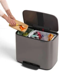 Brabantia Bo Pedaalemmer - 11 + 23 L - Platinum 19 Brabantia Bo Pedaalemmer - 11 + 23 L - Platinum -Brabantia 1773236 05d80721