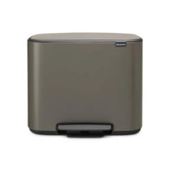 Brabantia Bo Pedaalemmer - 11 + 23 L - Platinum