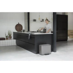 Brabantia Bo Pedaalemmer - 11 + 23 L - Platinum 21 Brabantia Bo Pedaalemmer - 11 + 23 L - Platinum -Brabantia 1773236 2f0516ef