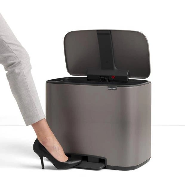 Brabantia Bo Pedaalemmer - 11 + 23 L - Platinum 9 Brabantia Bo Pedaalemmer - 11 + 23 L - Platinum - Afbeelding 7