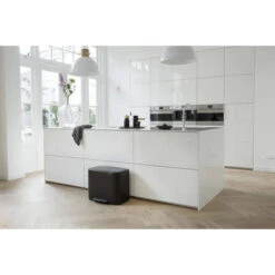 Brabantia Bo Pedaalemmer 11 + 23 Liter Met 2 Kunststof Binnenemmers - Matt Black -Brabantia 1773237 1a00869b