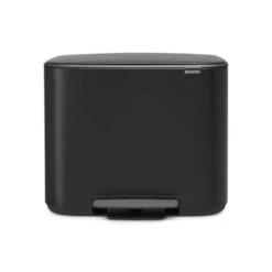 Brabantia Bo Pedaalemmer 3 X 11 Liter Met 3 Kunststof Binnenemmers - Matt Black