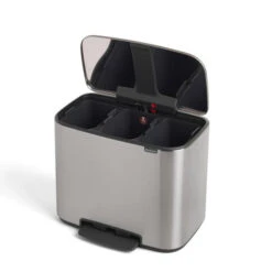 Brabantia Bo Pedaalemmer 3 X 11 Liter Met 3 Kunststof Binnenemmers - Matt Steel Fingerprint Proof 15 Brabantia Bo Pedaalemmer 3 X 11 Liter Met 3 Kunststof Binnenemmers - Matt Steel Fingerprint Proof -Brabantia 1773242 fe793153