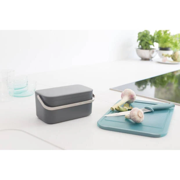 Brabantia Sink Side Aanrecht Afvalbakje 1,8 Liter - Dark Grey 11 Brabantia Sink Side Aanrecht Afvalbakje 1,8 Liter - Dark Grey - Afbeelding 9