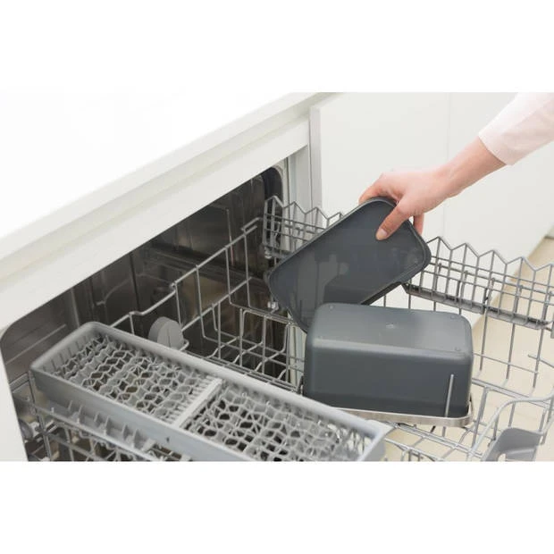 Brabantia Sink Side Aanrecht Afvalbakje 1,8 Liter - Dark Grey 6 Brabantia Sink Side Aanrecht Afvalbakje 1,8 Liter - Dark Grey - Afbeelding 4