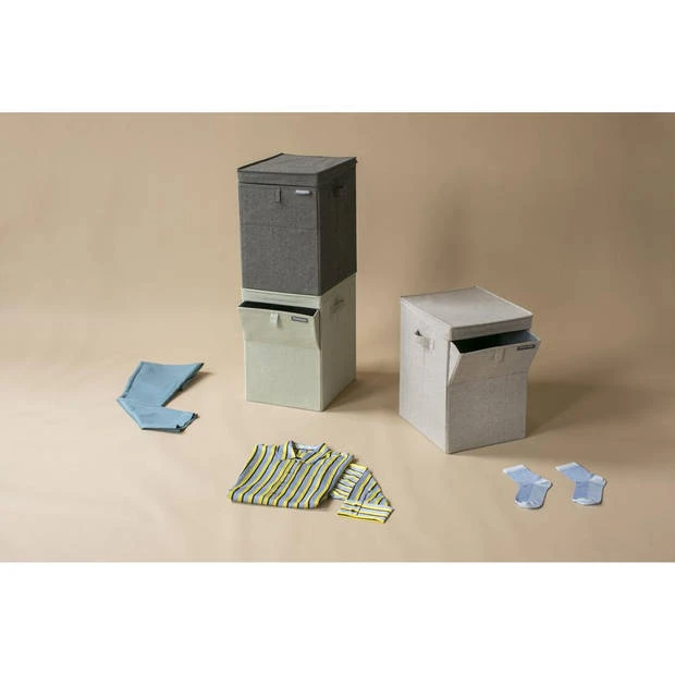 Brabantia Wasbox - Stapelbaar - 35 Liter - Grey 10 Brabantia Wasbox - Stapelbaar - 35 Liter - Grey - Afbeelding 8