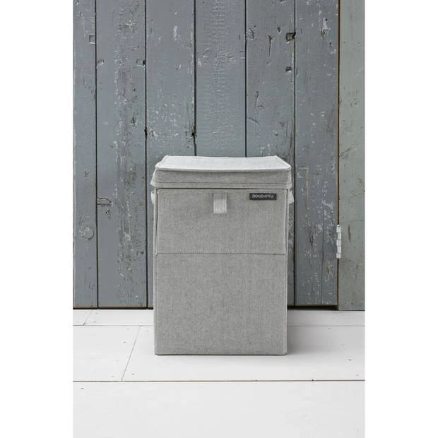 Brabantia Wasbox - Stapelbaar - 35 Liter - Grey 6 Brabantia Wasbox - Stapelbaar - 35 Liter - Grey - Afbeelding 4