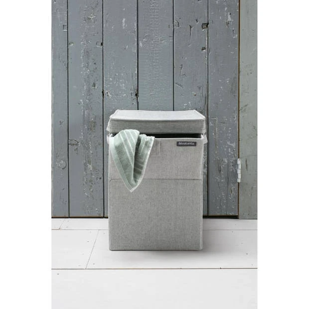 Brabantia Wasbox - Stapelbaar - 35 Liter - Grey 7 Brabantia Wasbox - Stapelbaar - 35 Liter - Grey - Afbeelding 5