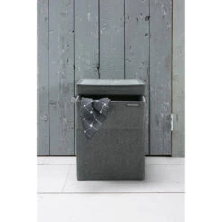 Brabantia Wasbox - Stapelbaar - 35 Liter - Pepper Black -Brabantia 1944613 503f5e90