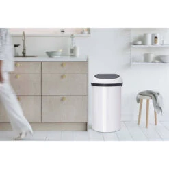 Brabantia Touch Bin Afvalemmer 60 Liter - White -Brabantia 2069564 0ec7c549