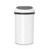 Brabantia Touch Bin Afvalemmer 60 Liter - White -Brabantia 2069564 9970221b