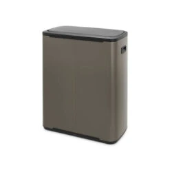 Brabantia Bo Touch Bin Afvalemmer 2 X 30 Liter Met 2 Kunststof Binnenemmers - Platinum -Brabantia 2119670 110d3671