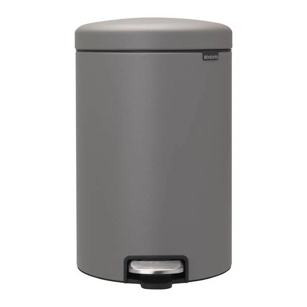 Brabantia - NewIcon Pedaalemmer 20L Mineral Grey 3 Brabantia - NewIcon Pedaalemmer 20L Mineral Grey