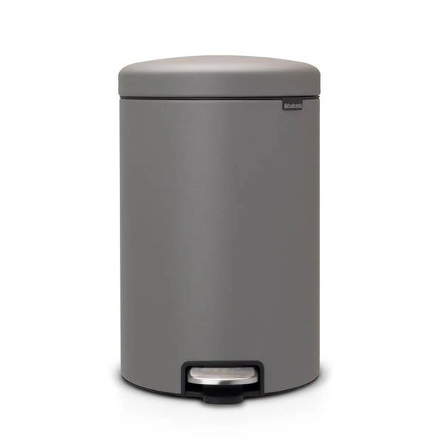 Brabantia - NewIcon Pedaalemmer 20L Mineral Grey 4 Brabantia - NewIcon Pedaalemmer 20L Mineral Grey - Afbeelding 2