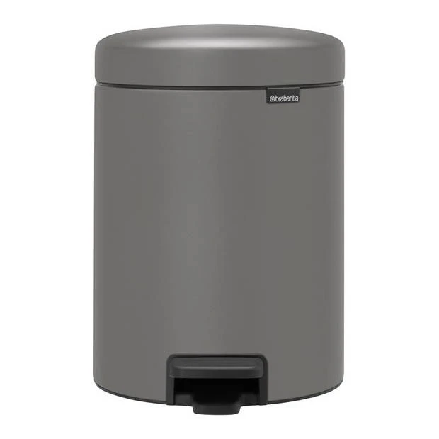 Brabantia - NewIcon Pedaalemmer 5 L Mineral C Grey 3 Brabantia - NewIcon Pedaalemmer 5 L Mineral C Grey