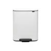 Brabantia Bo Pedaalemmer 2 X 30 Liter Met 2 Kunststof Binnenemmer - White 1 Brabantia Bo Pedaalemmer 2 X 30 Liter Met 2 Kunststof Binnenemmer - White -Brabantia 2390581 420c0c59