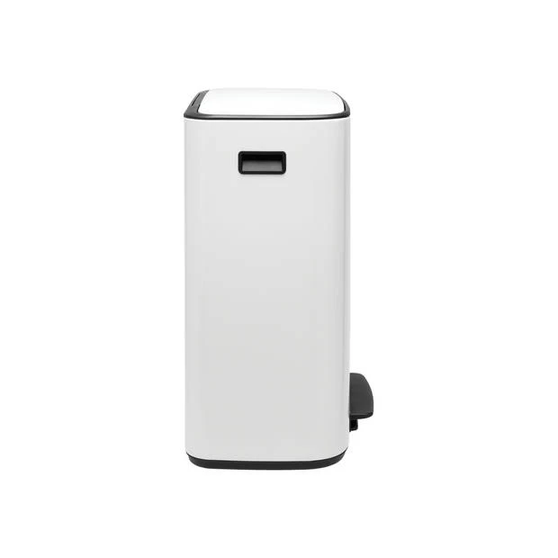 Brabantia Bo Pedaalemmer 2 X 30 Liter Met 2 Kunststof Binnenemmer - White 4 Brabantia Bo Pedaalemmer 2 X 30 Liter Met 2 Kunststof Binnenemmer - White - Afbeelding 2