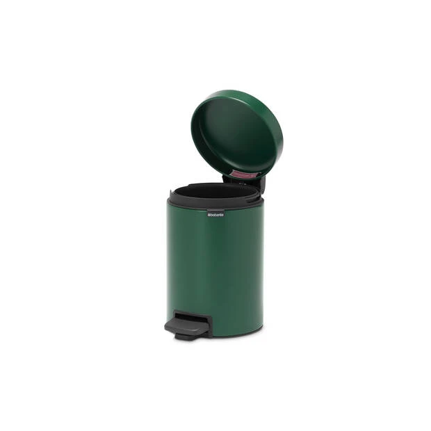 Brabantia NewIcon Pedaalemmer 3 Liter Met Kunststof Binnenemmer - Pine Green 8 Brabantia NewIcon Pedaalemmer 3 Liter Met Kunststof Binnenemmer - Pine Green - Afbeelding 6