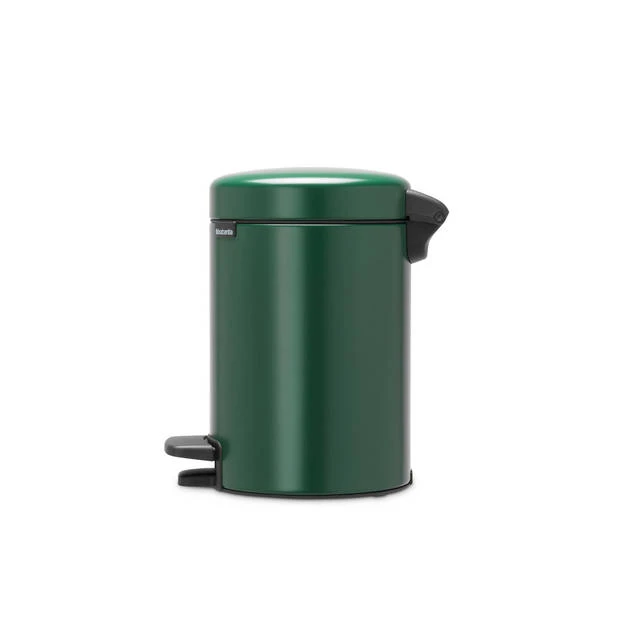 Brabantia NewIcon Pedaalemmer 3 Liter Met Kunststof Binnenemmer - Pine Green 4 Brabantia NewIcon Pedaalemmer 3 Liter Met Kunststof Binnenemmer - Pine Green - Afbeelding 2