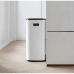 Brabantia Bo Touch Bin Afvalemmer 2 X 30 Liter Met 2 Kunststof Binnenemmers - White 17 Brabantia Bo Touch Bin Afvalemmer 2 X 30 Liter Met 2 Kunststof Binnenemmers - White -Brabantia 2390591 873c9475