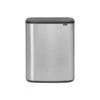 Brabantia Bo Touch Bin Afvalemmer 2 X 30 Liter Met 2 Kunststof Binnenemmers - Matt Steel Fingerprint Proof -Brabantia 2390593 304d45d2