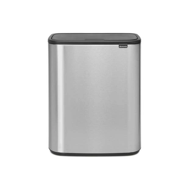 Brabantia Bo Touch Bin Afvalemmer 2 X 30 Liter Met 2 Kunststof Binnenemmers - Matt Steel Fingerprint Proof 3 Brabantia Bo Touch Bin Afvalemmer 2 X 30 Liter Met 2 Kunststof Binnenemmers - Matt Steel Fingerprint Proof