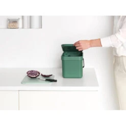 Brabantia Sort & Go Afvalemmer 6 Liter - Fir Green -Brabantia 2390601 223ab9bf