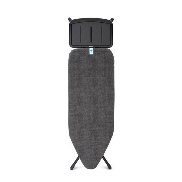 Brabantia Strijkplank C Denim Black - 124x45 Cm - Met Solide Stoomunithouder 4 Brabantia Strijkplank C Denim Black - 124x45 Cm - Met Solide Stoomunithouder - Afbeelding 2