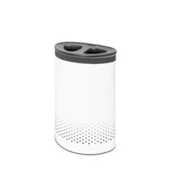 Brabantia Wasbox 55 Liter - White / Dark Grey Kunststof Deksel -Brabantia 2392718 a14d6db1