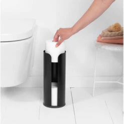 Brabantia ReNew Toiletroldispenser - Matt Black -Brabantia 2398336 25bd1d2b