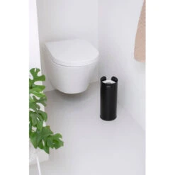 Brabantia ReNew Toiletroldispenser - Matt Black -Brabantia 2398336 6d272d55