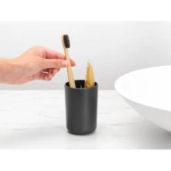 Brabantia ReNew Tandenborstelhouder Met Inzet - Dark Grey -Brabantia 2398352 c02cf8f6